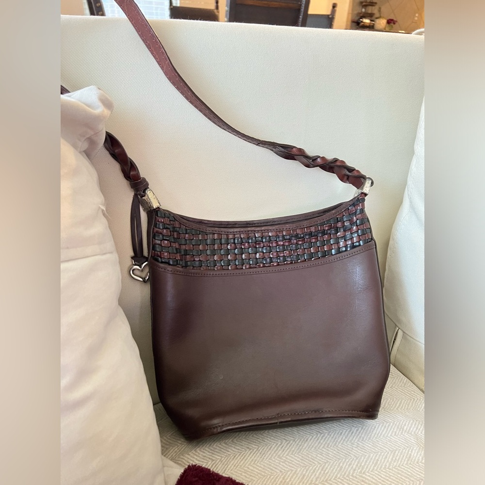 Brighton leather bucket bag